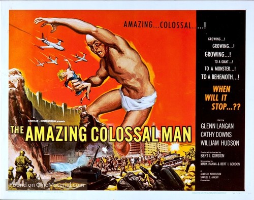 The Amazing Colossal Man - Movie Poster