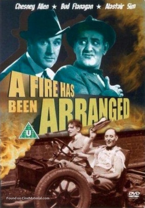A Fire Has Been Arranged - British Movie Cover