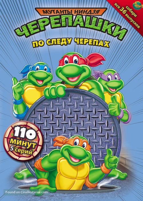 &quot;Teenage Mutant Ninja Turtles&quot; - Russian DVD movie cover