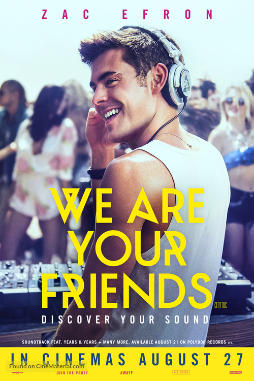 We Are Your Friends - British Movie Poster