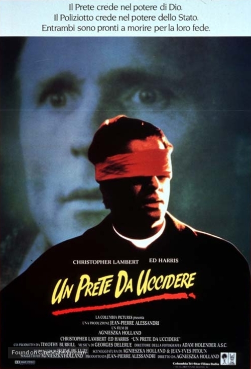 To Kill a Priest - Italian Movie Poster