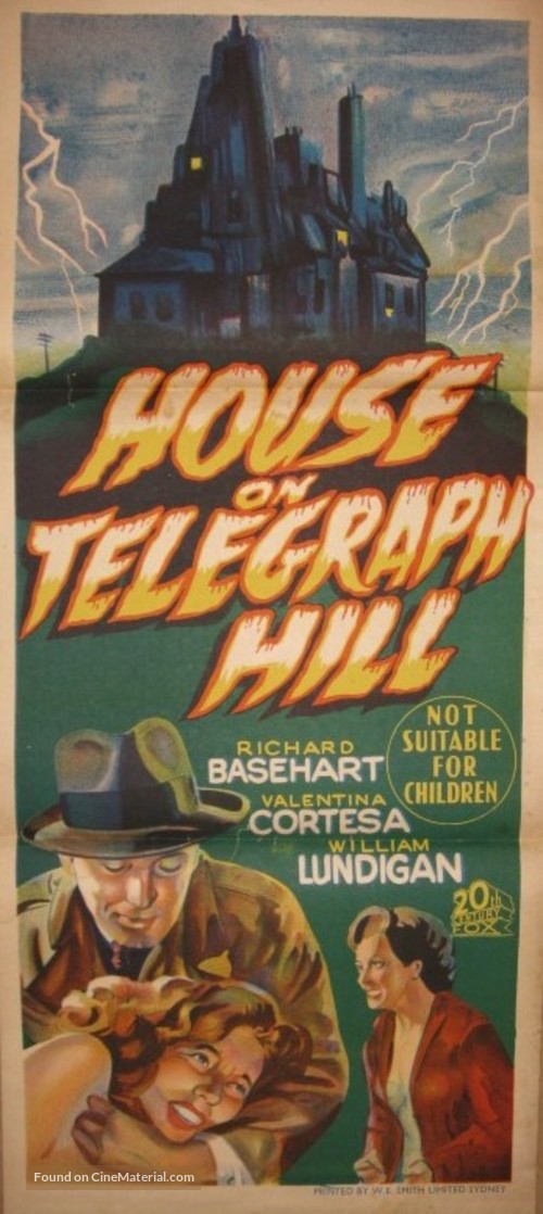The House on Telegraph Hill - Australian Movie Poster
