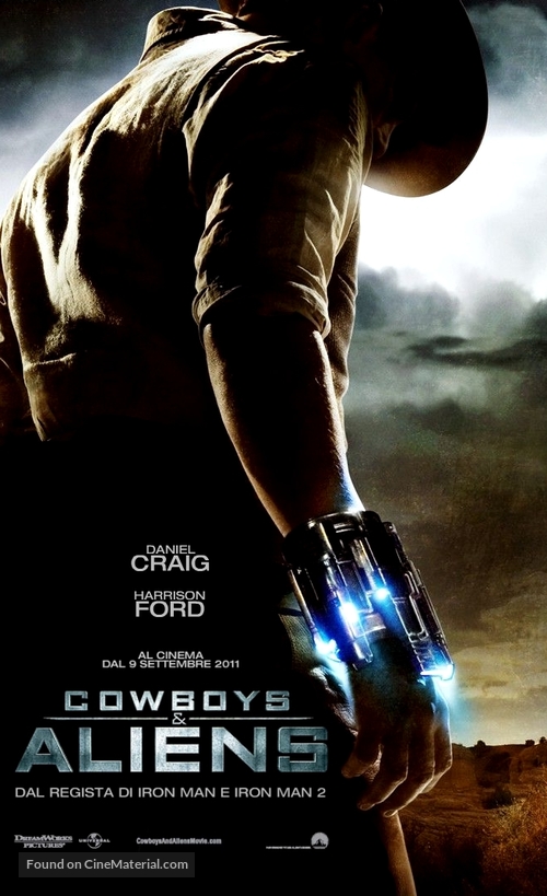Cowboys &amp; Aliens - Italian Movie Poster