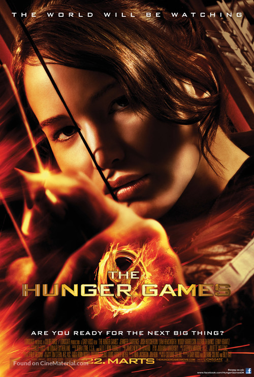 The Hunger Games - Danish Movie Poster