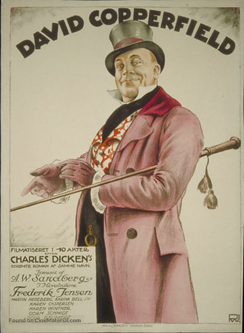 David Copperfield - Danish Movie Poster