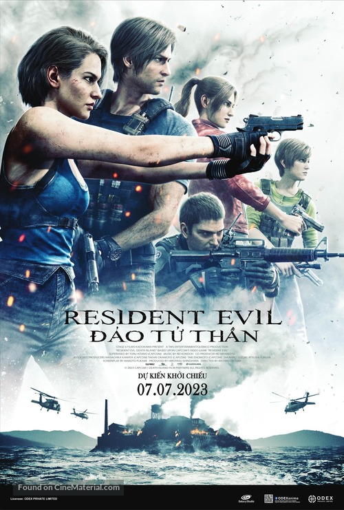 Resident Evil: Death Island - Vietnamese Movie Poster