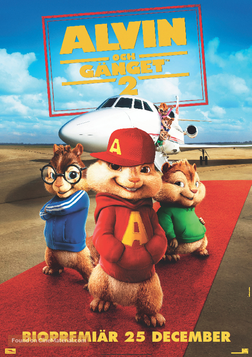 Alvin and the Chipmunks: The Squeakquel - Swedish Movie Poster