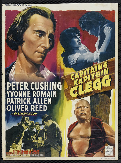 Captain Clegg - Belgian Movie Poster