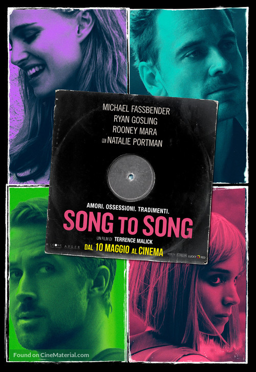 Song to Song - Italian Movie Poster