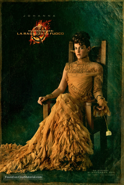 The Hunger Games: Catching Fire - Italian Movie Poster