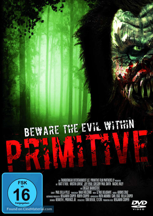 Primitive - Finnish DVD movie cover