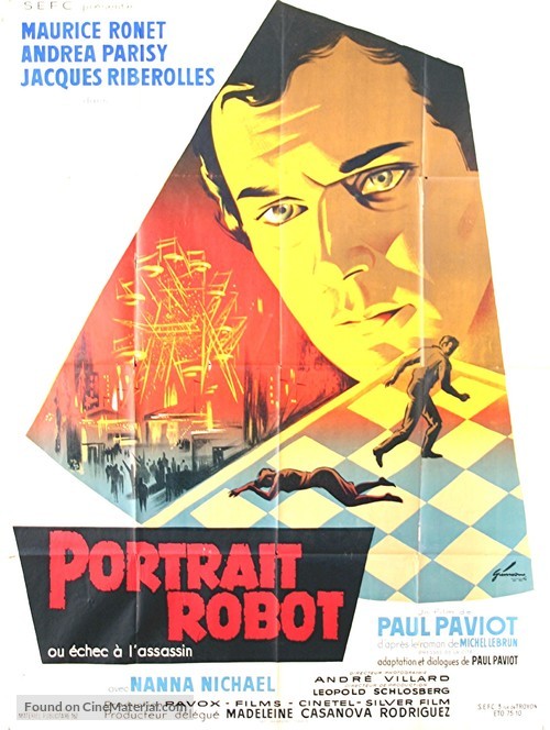 Portrait-robot - French Movie Poster
