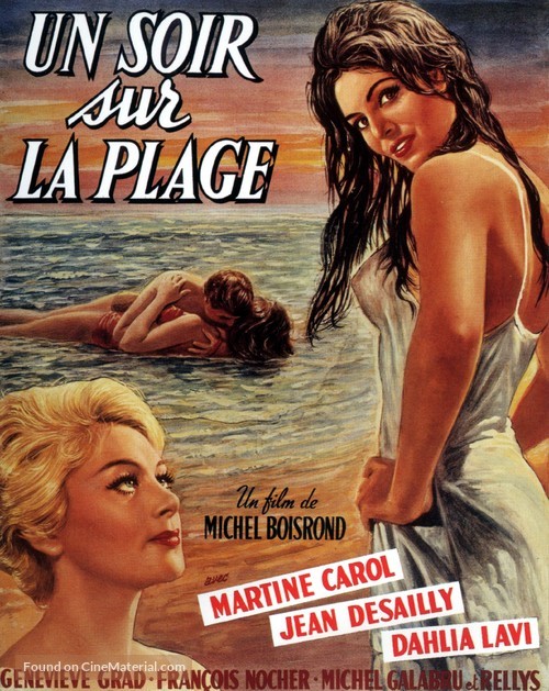 Un soir sur la plage - Belgian Movie Poster