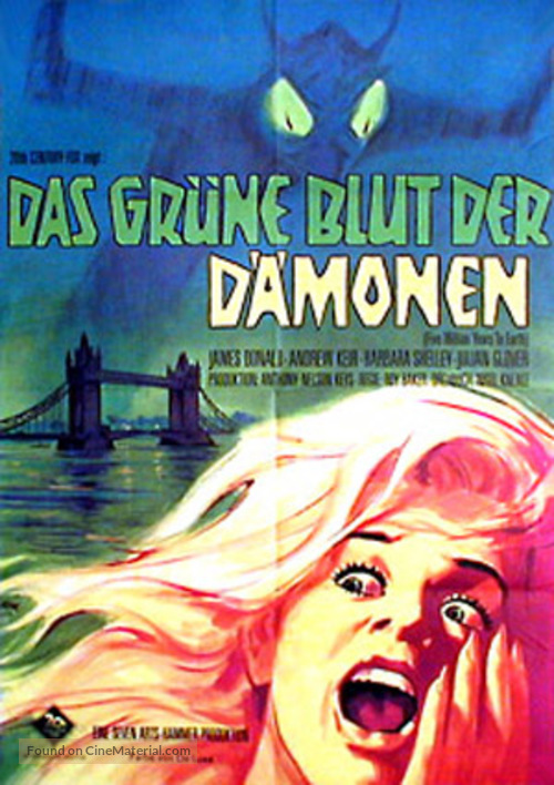 Quatermass and the Pit - German Movie Poster