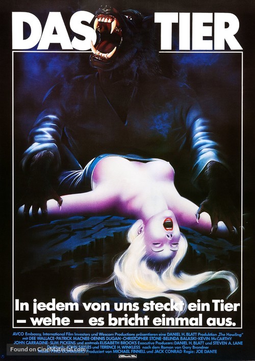 The Howling - German Movie Poster