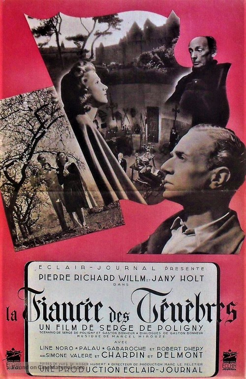 La fianc&eacute;e des t&eacute;n&egrave;bres - French Movie Poster