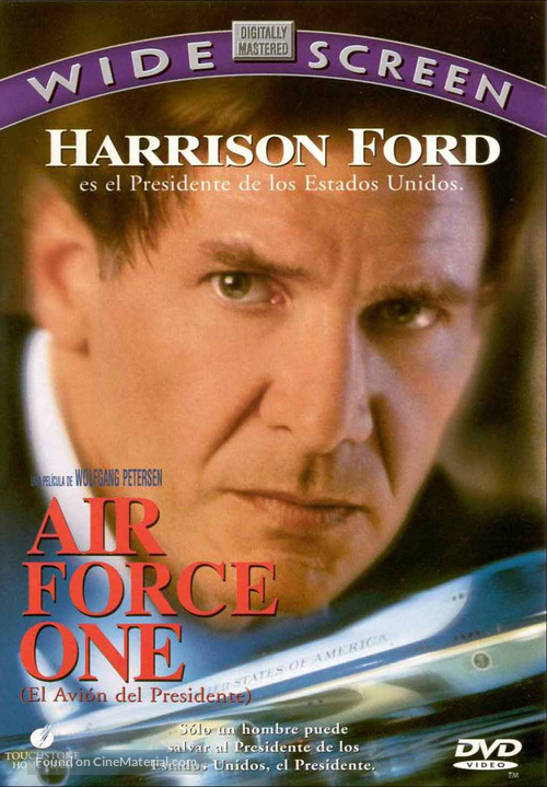 Air Force One - Spanish DVD movie cover