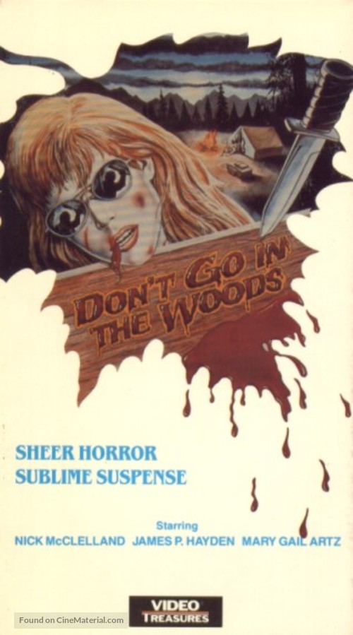 Don&#039;t Go in the Woods - VHS movie cover