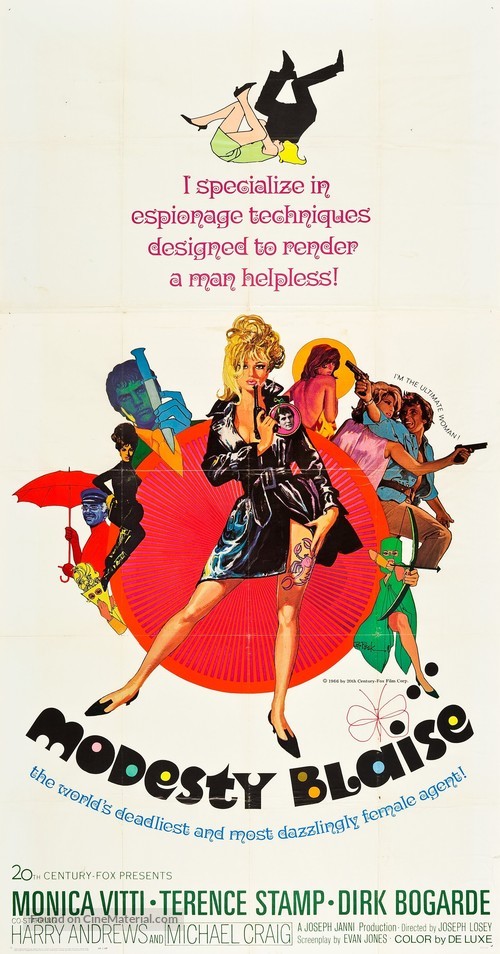 Modesty Blaise - Movie Poster