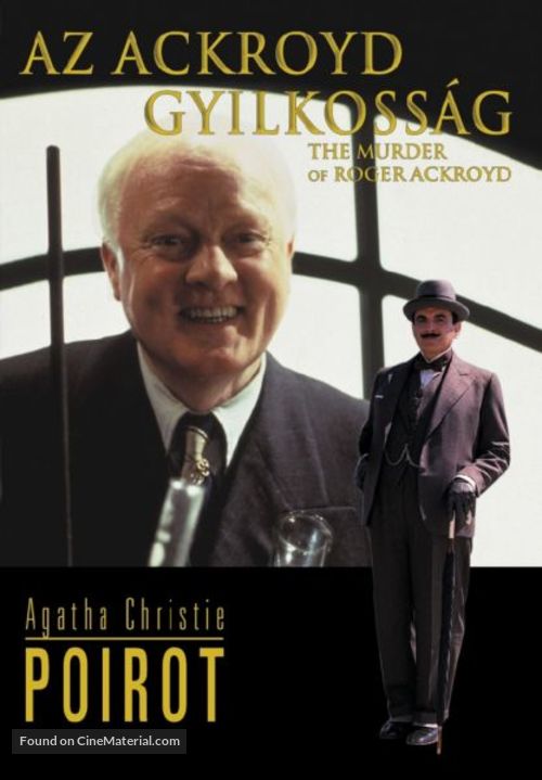 &quot;Poirot&quot; The Murder of Roger Ackroyd - Hungarian Movie Cover