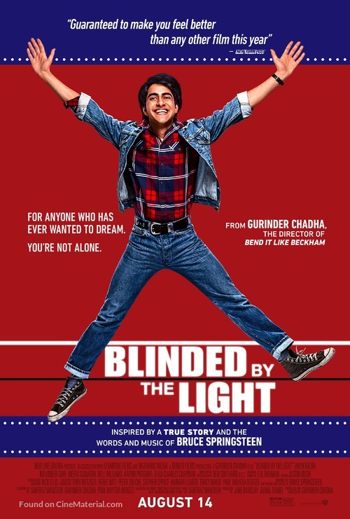 Blinded by the Light - Movie Poster