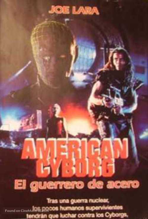 American Cyborg: Steel Warrior - Spanish Movie Cover
