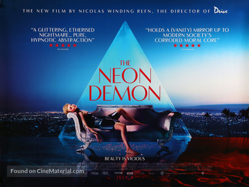 The Neon Demon - British Movie Poster