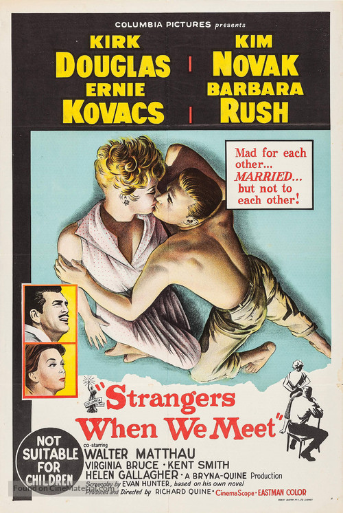Strangers When We Meet - Australian Movie Poster