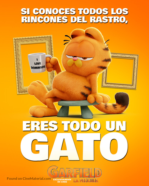 The Garfield Movie - Spanish Movie Poster