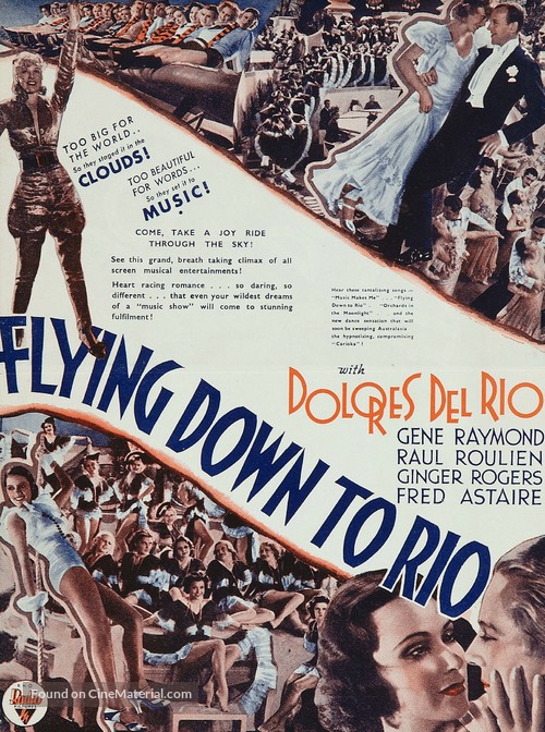 Flying Down to Rio - poster