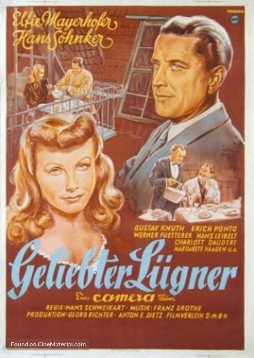 Geliebter L&uuml;gner - German Movie Poster