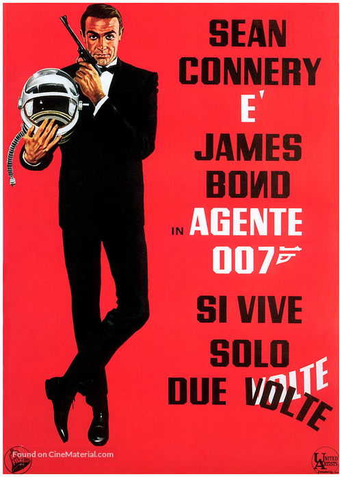 You Only Live Twice - Italian Movie Poster