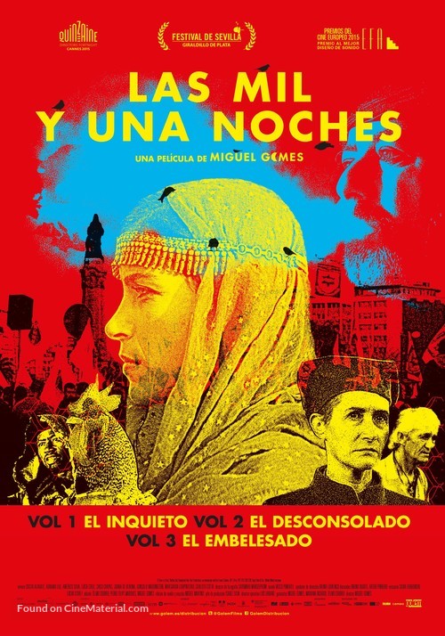 As Mil e Uma Noites: Volume 1, O Inquieto - Spanish Movie Poster