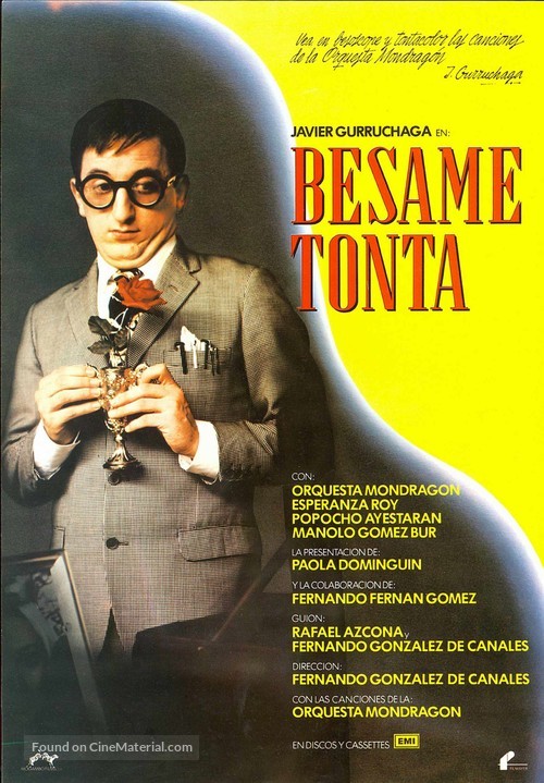 B&eacute;same, tonta - Spanish Movie Poster