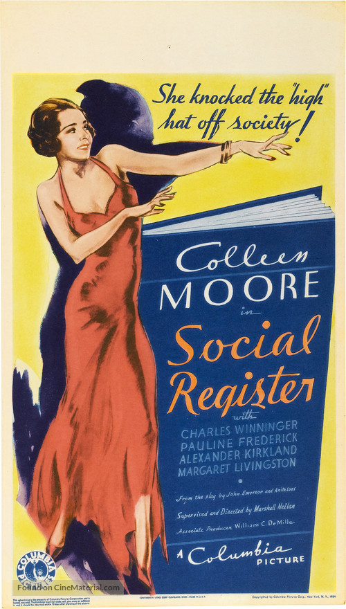 The Social Register - Movie Poster
