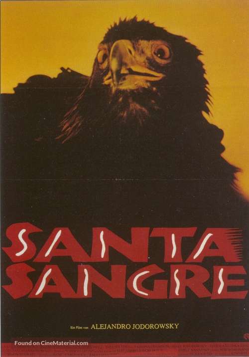 Santa sangre - German Movie Poster