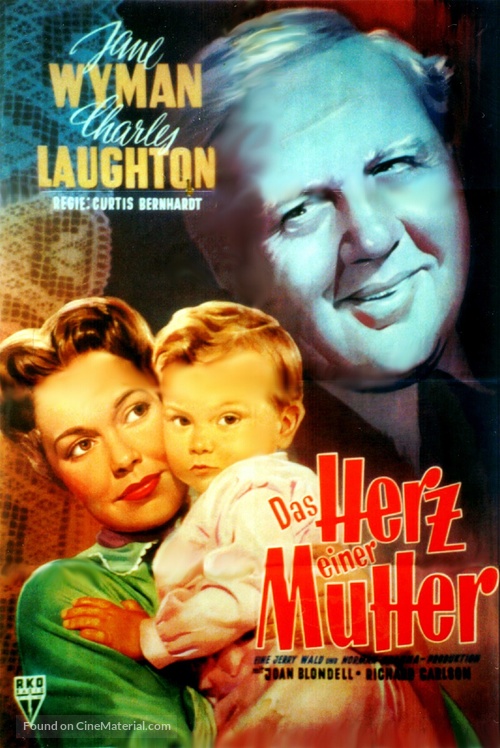 The Blue Veil - German Movie Poster
