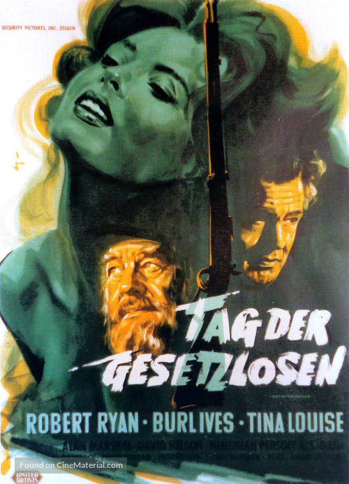 Day of the Outlaw - German Movie Poster
