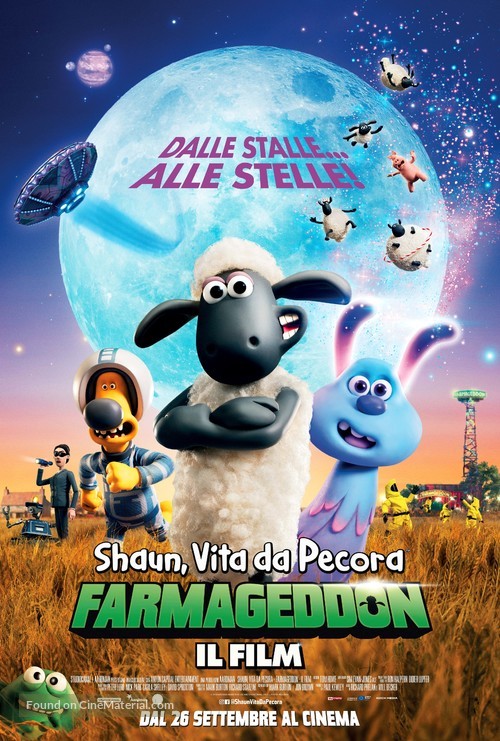 A Shaun the Sheep Movie: Farmageddon - Italian Movie Poster