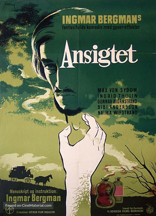 Ansiktet - Danish Movie Poster