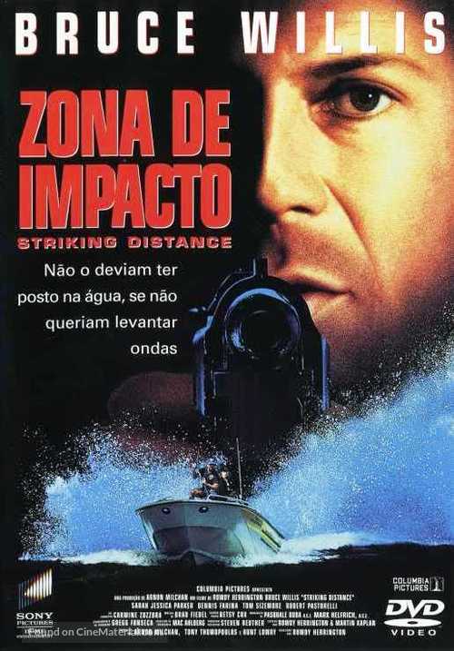 Striking Distance - Brazilian DVD movie cover