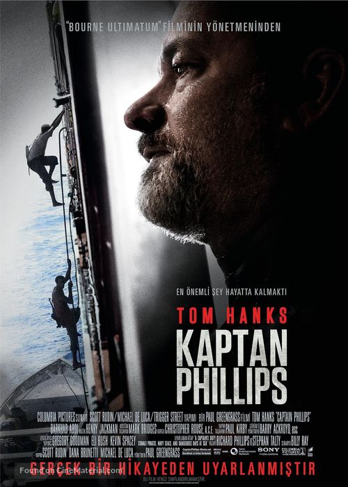 Captain Phillips - Turkish Movie Poster