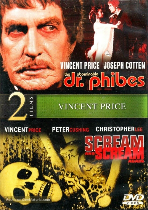 The Abominable Dr. Phibes - DVD movie cover