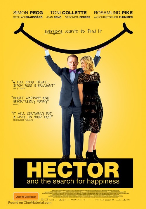 Hector and the Search for Happiness - Australian Movie Poster