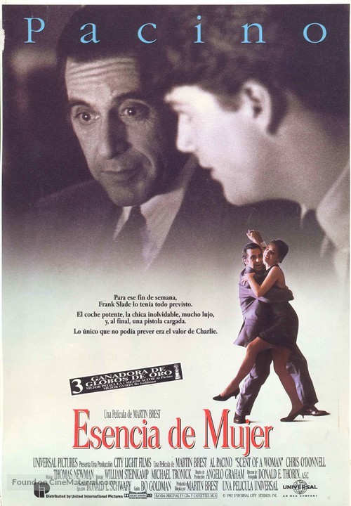 Scent of a Woman - Spanish Movie Poster