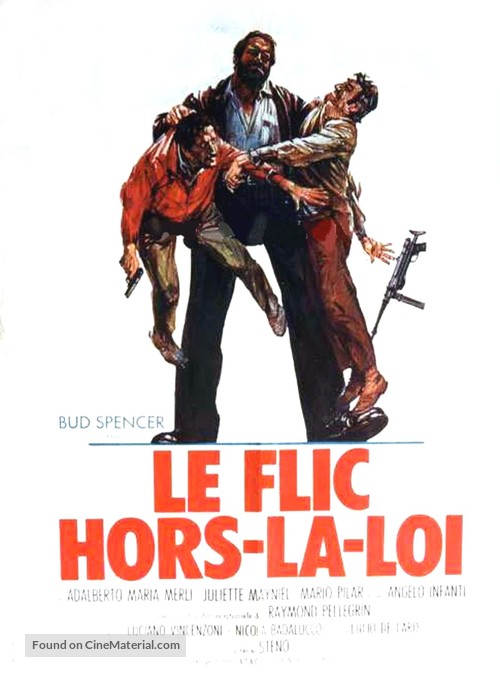 Piedone lo sbirro - French Movie Poster