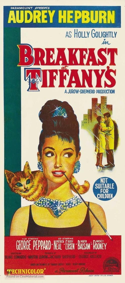 Breakfast at Tiffany&#039;s - Australian Movie Poster