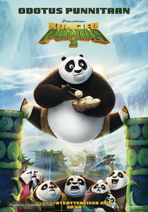 Kung Fu Panda 3 - Finnish Movie Poster