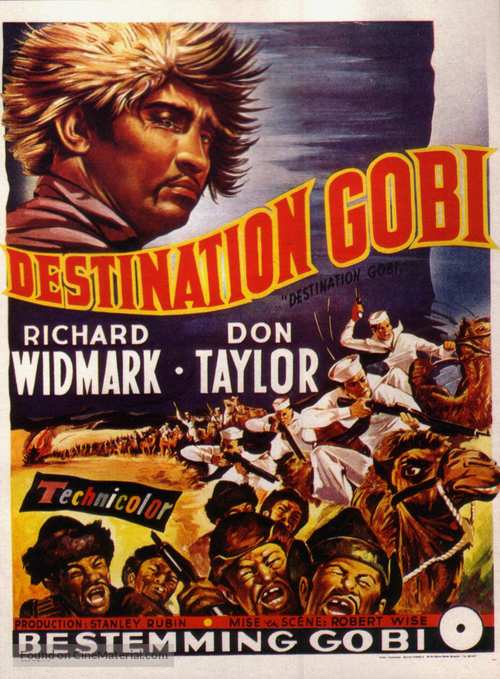 Destination Gobi - Belgian Movie Poster