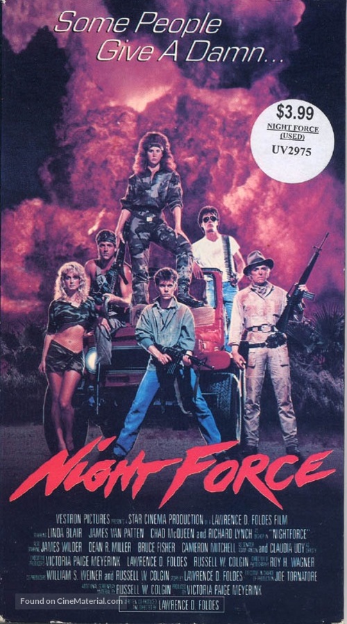 Nightforce - VHS movie cover